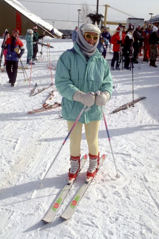 滑雪就要耍帅!名人们滑雪装灵感look